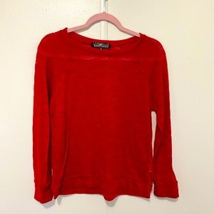 Almost Famous Red Long Sleeve Top Size XL